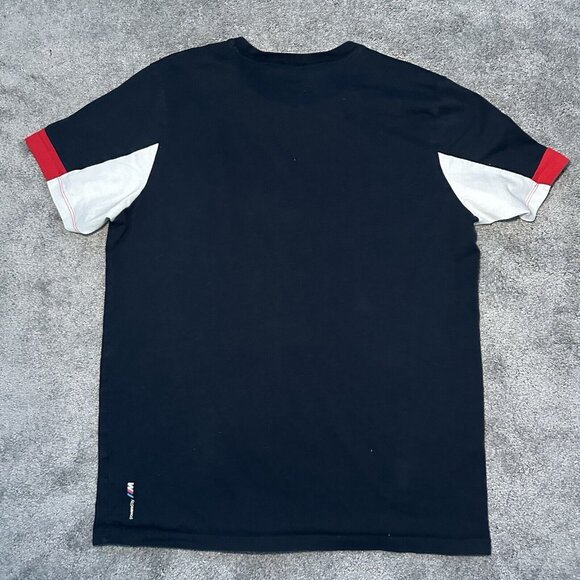 Puma BMW Shirt Mens Large Blue M Series Motorsport Short Sleeve Racing - Picture 5 of 9